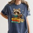Book Lover Racoon Reading Bookish Library Read Books Be Kind Women's Comfort Colors T-Shirt Moss Book Lover Racoon Reading Bookish Library Read Books Be Kind Women's Comfort Colors T-Shirt Moss