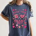 Book Lover Read Your Heart Out Teacher Valentines Women's Comfort Colors T-Shirt Moss Book Lover Read Your Heart Out Teacher Valentines Women's Comfort Colors T-Shirt Moss