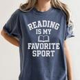 Book Lover Reading For Teachers Students Librarians Women's Comfort Colors T-Shirt Moss Book Lover Reading For Teachers Students Librarians Women's Comfort Colors T-Shirt Moss