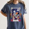 Book Lover Tarot Card The Reader Mystic Skeleton Women's Comfort Colors T-Shirt Moss