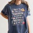 Book Lover Tomorrow Quote Anne Shirley Premium Tri-Blend Women's Comfort Colors T-Shirt Moss