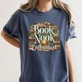 Book Nook Enthusiast Cozy Library Reader Collector Women's Comfort Colors T-Shirt Moss