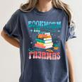 Book Reader Librarian Bookworm In Pajamas Book And Pajama Women's Comfort Colors T-Shirt Moss Book Reader Librarian Bookworm In Pajamas Book And Pajama Women's Comfort Colors T-Shirt Moss