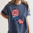 Book Worm Pun Read Reading Librarian America Men Women Kids Women's Comfort Colors T-Shirt Moss Book Worm Pun Read Reading Librarian America Men Women Kids Women's Comfort Colors T-Shirt Moss