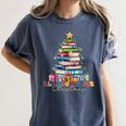 All Booked For Christmas Teacher Reading Student Bookworm Women's Comfort Colors T-Shirt Moss All Booked For Christmas Teacher Reading Student Bookworm Women's Comfort Colors T-Shirt Moss