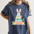 All Booked For Easter Shirt Bookworm Reading Book Reader Women's Comfort Colors T-Shirt Moss
