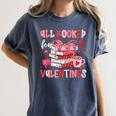 All Booked For Valentines Book Coffee Teacher Women Women's Comfort Colors T-Shirt Moss All Booked For Valentines Book Coffee Teacher Women Women's Comfort Colors T-Shirt Moss