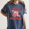 All Booked For Valentines Bow Heart Book Lover Valentine Day Women's Comfort Colors T-Shirt Moss