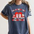 All Booked For Valentines Shirt Cute Book Lover Reading Women's Comfort Colors T-Shirt Moss