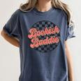 Bookish Baddie Retro Aesthetic Typography Women's Comfort Colors T-Shirt Moss