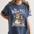 Bookish Christmas North Pole Book Club Snowman Book Worm Women's Comfort Colors T-Shirt Moss Bookish Christmas North Pole Book Club Snowman Book Worm Women's Comfort Colors T-Shirt Moss