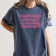 Bookish Galentines Day Valentine Book Club Matching Reader Women's Comfort Colors T-Shirt Moss