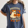 Books And BER Months Fall Librarian Reading Halloween Women's Comfort Colors T-Shirt Moss Books And BER Months Fall Librarian Reading Halloween Women's Comfort Colors T-Shirt Moss