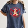 Books Are My Love Language Cupid Reading Book Valentines Day Women's Comfort Colors T-Shirt Moss Books Are My Love Language Cupid Reading Book Valentines Day Women's Comfort Colors T-Shirt Moss
