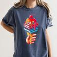Books Reading Ice Cream Women's Comfort Colors T-Shirt Moss