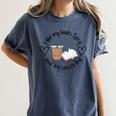 I Like My Books Spicy And My Coffee Icy Books Booktok Women's Comfort Colors T-Shirt Moss I Like My Books Spicy And My Coffee Icy Books Booktok Women's Comfort Colors T-Shirt Moss
