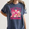 Books Are My Valentine Book Lover Heart Matching Party Women's Comfort Colors T-Shirt Moss