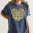 Bookshelf Heart Women's Comfort Colors T-Shirt Moss