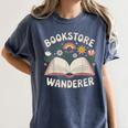 Bookstore Wanderers Retro Women Book Lovers Women's Comfort Colors T-Shirt Moss Bookstore Wanderers Retro Women Book Lovers Women's Comfort Colors T-Shirt Moss