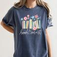 Booktrovert Book Lover Reading Bookworm Reader Women's Comfort Colors T-Shirt Moss Booktrovert Book Lover Reading Bookworm Reader Women's Comfort Colors T-Shirt Moss