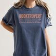 Booktrovert Definition Women's Comfort Colors T-Shirt Moss Booktrovert Definition Women's Comfort Colors T-Shirt Moss