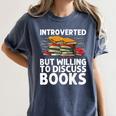 Bookworm Art For Men Women Book Reading Lover Bookish Women's Comfort Colors T-Shirt Moss