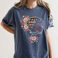 Bookworm Book Reader Book Nerd Book Reading Lover Women's Comfort Colors T-Shirt Moss