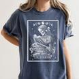 The Bookworm Book Reader Reading Tarot Card Witchy Moon Women's Comfort Colors T-Shirt Moss The Bookworm Book Reader Reading Tarot Card Witchy Moon Women's Comfort Colors T-Shirt Moss
