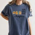 Bookworm Woman Reading Fiction Novels Library Book Store Women's Comfort Colors T-Shirt Moss