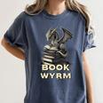 Bookwyrm Dragon Fantasy Bookish Fairytale Book Lover Women's Comfort Colors T-Shirt Moss Bookwyrm Dragon Fantasy Bookish Fairytale Book Lover Women's Comfort Colors T-Shirt Moss