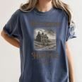 Bronte Novel Wuthering Heights Moorland Gothic Book Cover Women's Comfort Colors T-Shirt Moss Bronte Novel Wuthering Heights Moorland Gothic Book Cover Women's Comfort Colors T-Shirt Moss