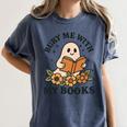 Bury Me With My Books Ghost Tee Women's Comfort Colors T-Shirt Moss Bury Me With My Books Ghost Tee Women's Comfort Colors T-Shirt Moss