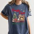 Candy Cane Book Club Holiday Party & Book Exchange Women's Comfort Colors T-Shirt Moss Candy Cane Book Club Holiday Party & Book Exchange Women's Comfort Colors T-Shirt Moss