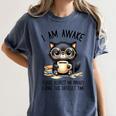 Cat Glasses Coffe Books I Am Awake Please Respect My Privacy Women's Comfort Colors T-Shirt Moss Cat Glasses Coffe Books I Am Awake Please Respect My Privacy Women's Comfort Colors T-Shirt Moss