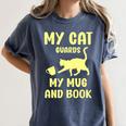 My Cat Guards My Mug And Book Humor Cats Premium Tri-Blend Women's Comfort Colors T-Shirt Moss My Cat Guards My Mug And Book Humor Cats Premium Tri-Blend Women's Comfort Colors T-Shirt Moss