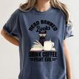 Cat I Read Banned Books Shirt Bookworm Avid Reader For Men Women Kids Women's Comfort Colors T-Shirt Moss