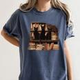 Cats Antique Books Academia Library Aesthetic Bookworm Women's Comfort Colors T-Shirt Moss Cats Antique Books Academia Library Aesthetic Bookworm Women's Comfort Colors T-Shirt Moss