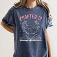 Chapter 12 Birthday Reading Book Lovers 12 Year Old Women's Comfort Colors T-Shirt Moss Chapter 12 Birthday Reading Book Lovers 12 Year Old Women's Comfort Colors T-Shirt Moss