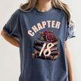 Chapter 18 18th Birthday Women Book Lovers Its My Birthday Women's Comfort Colors T-Shirt Moss