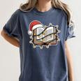 Christmas Book Festive Holiday Xmas Women's Comfort Colors T-Shirt Moss