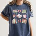Christmas Book Lover Reading Reader Men Women Kids Xmas Women's Comfort Colors T-Shirt Moss Christmas Book Lover Reading Reader Men Women Kids Xmas Women's Comfort Colors T-Shirt Moss