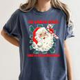 Christmas Bookish He Knows What You'Ve Been Reading Women Women's Comfort Colors T-Shirt Moss