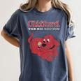 Clifford The Big Red Dog Clifford And Emily Book Cover Women's Comfort Colors T-Shirt Moss