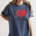 Clifford The Big Red Dog I Heart Clifford Childrens Books Women's Comfort Colors T-Shirt Moss Clifford The Big Red Dog I Heart Clifford Childrens Books Women's Comfort Colors T-Shirt Moss