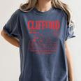 Clifford The Big Red Dog Reading Club Est 1988 Kids Books Women's Comfort Colors T-Shirt Moss Clifford The Big Red Dog Reading Club Est 1988 Kids Books Women's Comfort Colors T-Shirt Moss