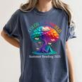 Color Our World Summer Reading 2025 Tree Book Lover Camping Women's Comfort Colors T-Shirt Moss Color Our World Summer Reading 2025 Tree Book Lover Camping Women's Comfort Colors T-Shirt Moss
