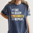 Comic Book Comic Stuff & Accessories -Adult Small Modern Letter Print Crew Collar Short Sleeve T-Shirt Women's Comfort Colors T-Shirt Moss