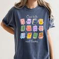 Cool Kids Read Books School Librarian Reading Teacher Women's Comfort Colors T-Shirt Moss Cool Kids Read Books School Librarian Reading Teacher Women's Comfort Colors T-Shirt Moss
