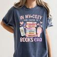 In My Cozy Iced Coffee And Books Era Women's Comfort Colors T-Shirt Moss