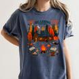 Cozy Reading Cabin Retreat Fall Bookish Autumn Cozy Reader Women's Comfort Colors T-Shirt Moss Cozy Reading Cabin Retreat Fall Bookish Autumn Cozy Reader Women's Comfort Colors T-Shirt Moss